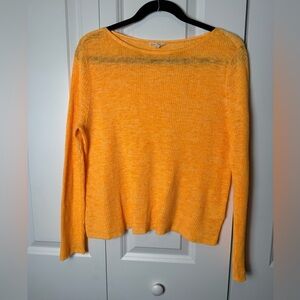 Eileen Fisher Orange Long Sleeve Top